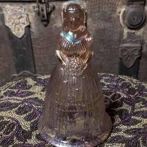 Elegant Glass Figurine - Iridescent